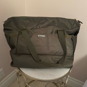 Army green travel carry on bag